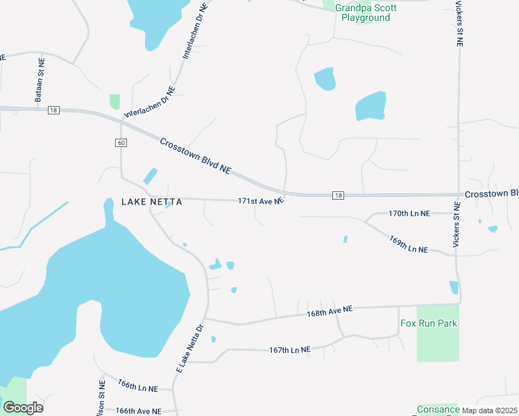 map of restaurants, bars, coffee shops, grocery stores, and more near 3324 171st Avenue Northeast in Andover