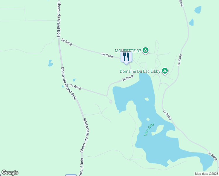 map of restaurants, bars, coffee shops, grocery stores, and more near 88 3e Rang in Saint-Étienne-de-Bolton