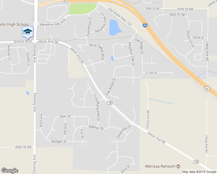 map of restaurants, bars, coffee shops, grocery stores, and more near 2651 Oak Ridge Drive in Monticello