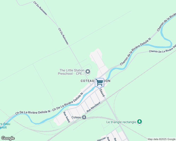 map of restaurants, bars, coffee shops, grocery stores, and more near Rue de la Verdure in Les Coteaux