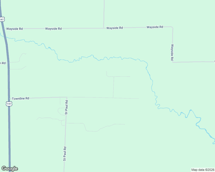 map of restaurants, bars, coffee shops, grocery stores, and more near W7610 Townline Road in Crivitz