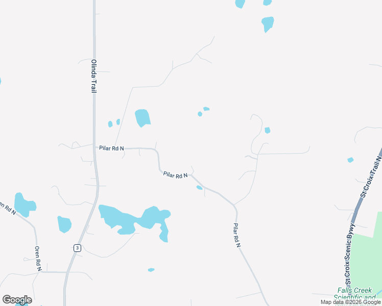 map of restaurants, bars, coffee shops, grocery stores, and more near 15400 Pilar Road North in Scandia