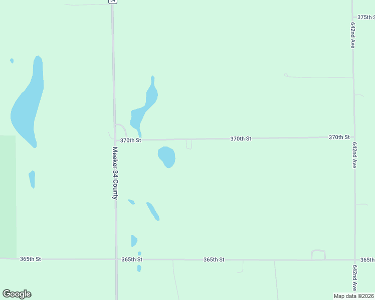 map of restaurants, bars, coffee shops, grocery stores, and more near 63503 370th Street in Watkins