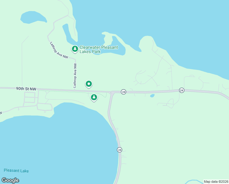 map of restaurants, bars, coffee shops, grocery stores, and more near Highway 24 in Annandale