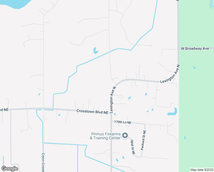 map of restaurants, bars, coffee shops, grocery stores, and more near 17234 Lever Street Northeast in Ham Lake