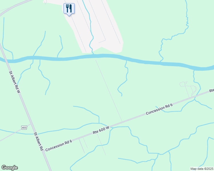 map of restaurants, bars, coffee shops, grocery stores, and more near 918 Du Castor Road in Casselman