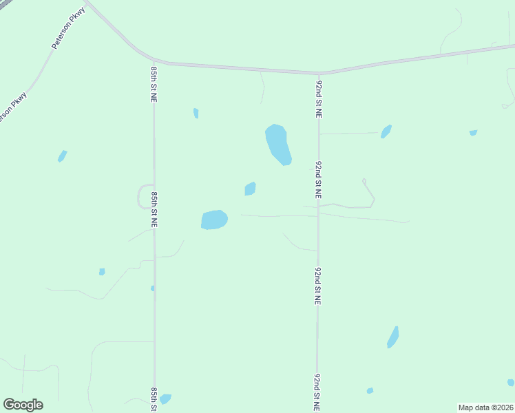 map of restaurants, bars, coffee shops, grocery stores, and more near 16590 92nd Street Northeast in Spicer