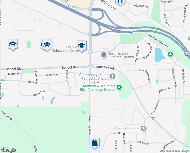 map of restaurants, bars, coffee shops, grocery stores, and more near 5793 Spirit Hills Road in Monticello