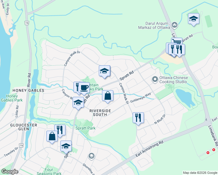 1067 Rocky Harbour Crescent, Ottawa ON Walk Score