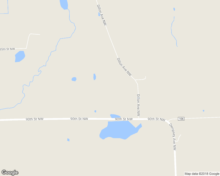 map of restaurants, bars, coffee shops, grocery stores, and more near 3494 90th Street Northwest in Maple Lake