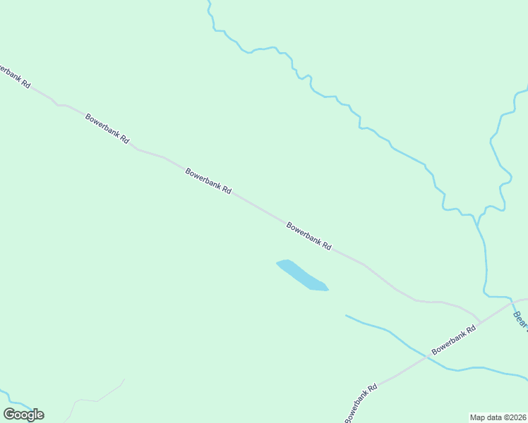 map of restaurants, bars, coffee shops, grocery stores, and more near Bowerbank Road in WILIAMSBG Township