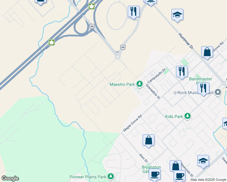 map of restaurants, bars, coffee shops, grocery stores, and more near 524 Culdaff Road in Ottawa