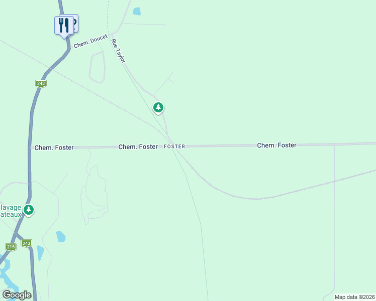 map of restaurants, bars, coffee shops, grocery stores, and more near in Lac-Brome