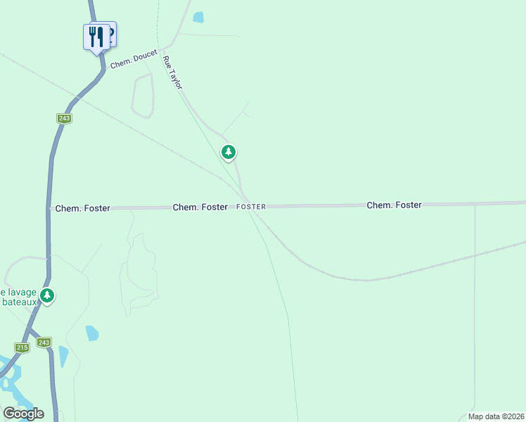 map of restaurants, bars, coffee shops, grocery stores, and more near in Lac-Brome