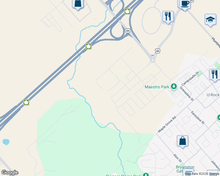 map of restaurants, bars, coffee shops, grocery stores, and more near Trans-Canada Highway in Ottawa