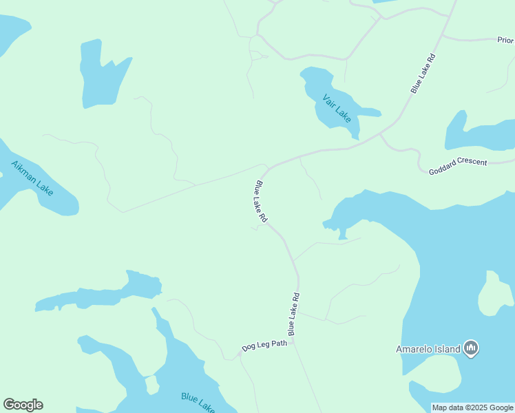 map of restaurants, bars, coffee shops, grocery stores, and more near 202 Blue Lake Road in Parry Sound