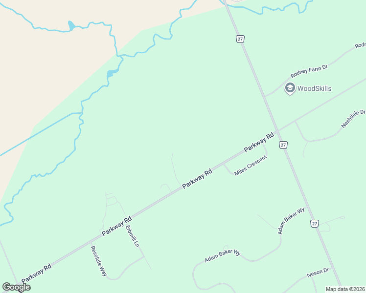 map of restaurants, bars, coffee shops, grocery stores, and more near 8037 Parkway Road in Ottawa