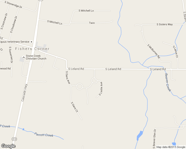 map of restaurants, bars, coffee shops, grocery stores, and more near 22035 South Leslie Avenue in Clackamas
