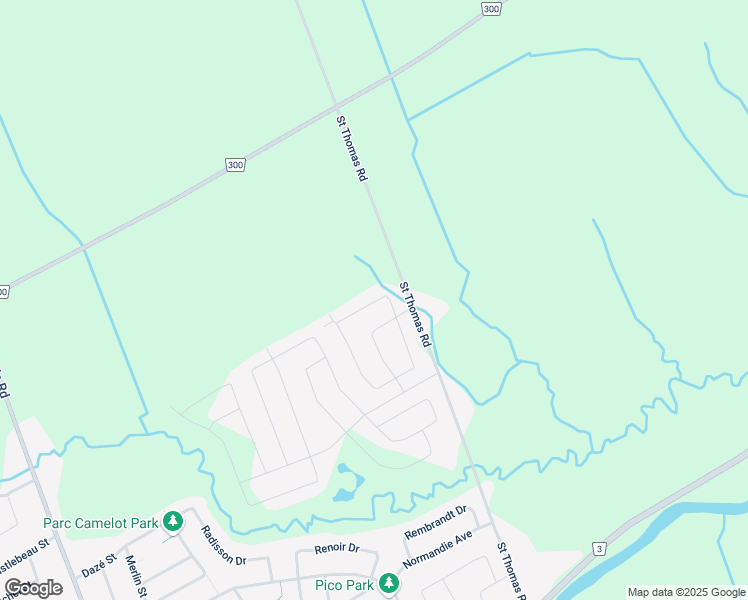 map of restaurants, bars, coffee shops, grocery stores, and more near 315 Belfort Street in Embrun