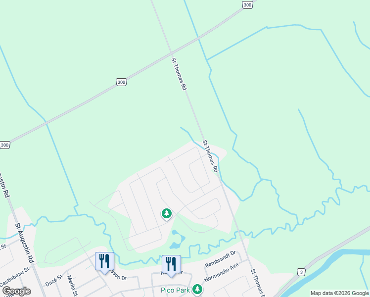 map of restaurants, bars, coffee shops, grocery stores, and more near 307 Belfort Street in Russell