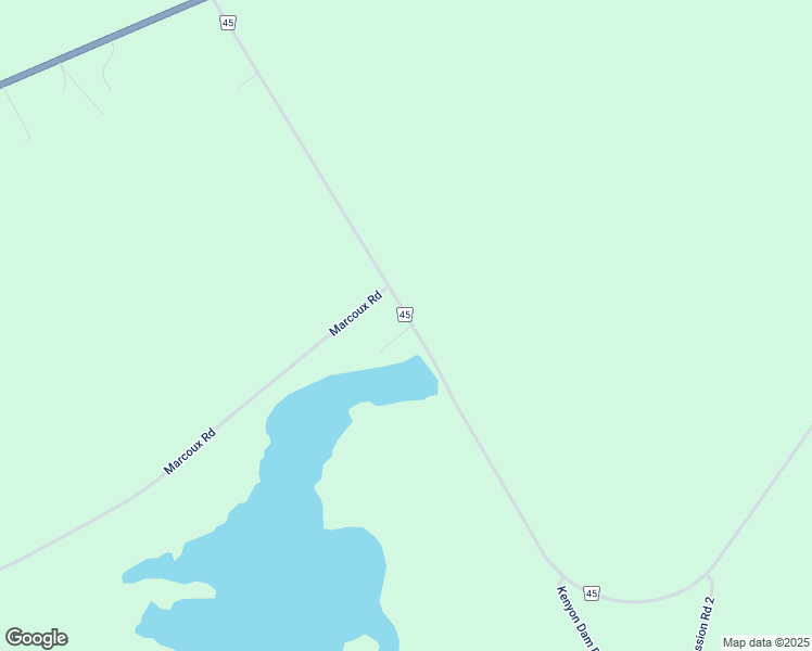 map of restaurants, bars, coffee shops, grocery stores, and more near 3462 County Road 45 in Alexandria