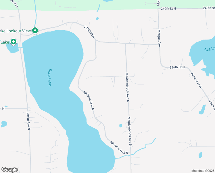 map of restaurants, bars, coffee shops, grocery stores, and more near 12445 235th Street North in Scandia