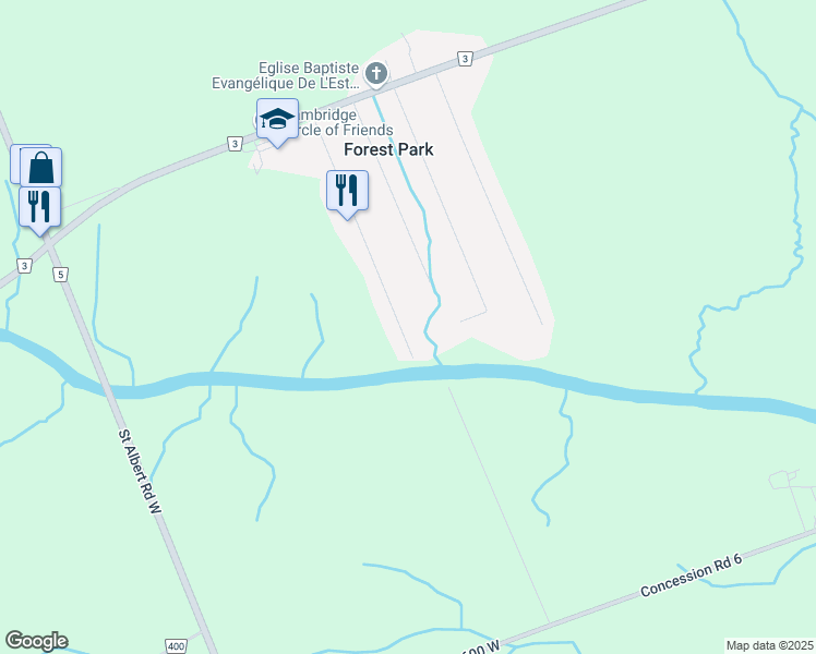 map of restaurants, bars, coffee shops, grocery stores, and more near 202 Maple Grove Street in Embrun