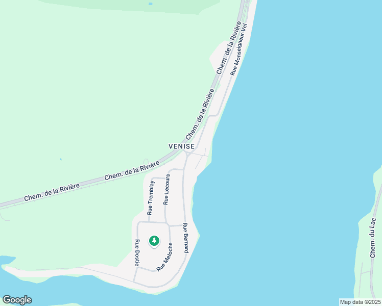 map of restaurants, bars, coffee shops, grocery stores, and more near Rue Bournival in Magog