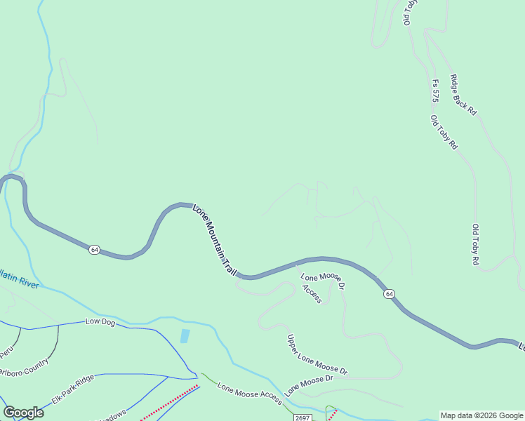map of restaurants, bars, coffee shops, grocery stores, and more near 3600 Ciel Drive in Big Sky
