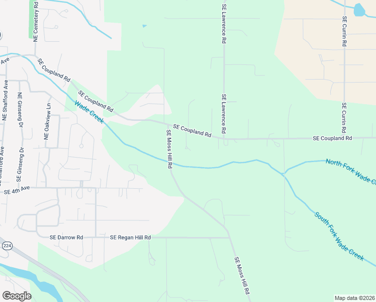 map of restaurants, bars, coffee shops, grocery stores, and more near 33900 Southeast Coupland Road in Estacada
