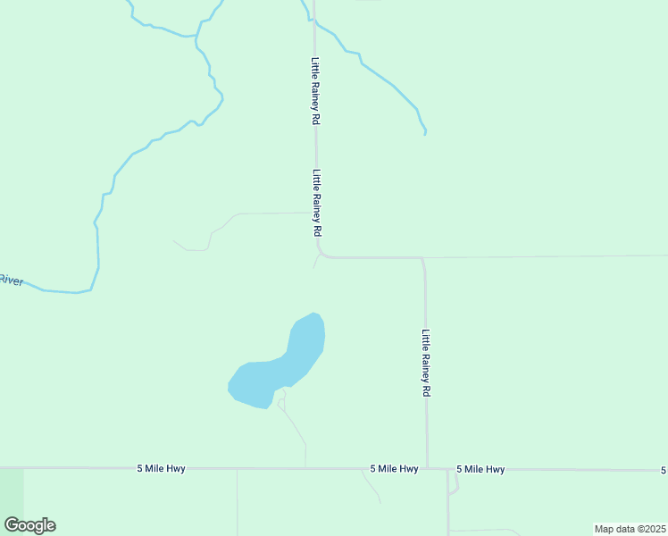map of restaurants, bars, coffee shops, grocery stores, and more near 17714-17986 Little Rainey Road in Onaway