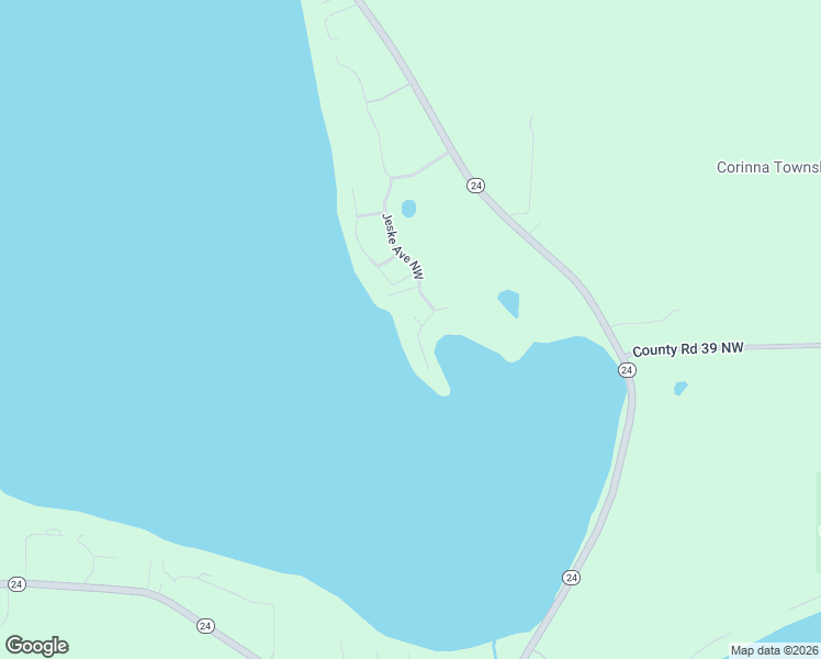 map of restaurants, bars, coffee shops, grocery stores, and more near 9509 Jeske Avenue Northwest in Annandale