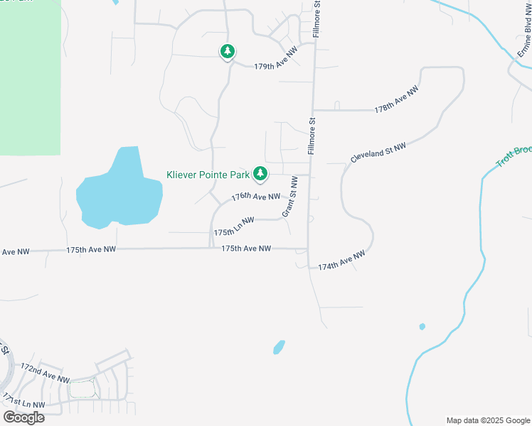 map of restaurants, bars, coffee shops, grocery stores, and more near 10160 175th Lane Northwest in Elk River
