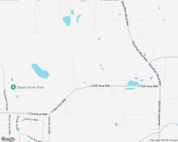 map of restaurants, bars, coffee shops, grocery stores, and more near 7331 175th Avenue Northwest in Ramsey