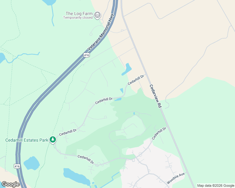 map of restaurants, bars, coffee shops, grocery stores, and more near 3 Cedarhill Drive in Ottawa