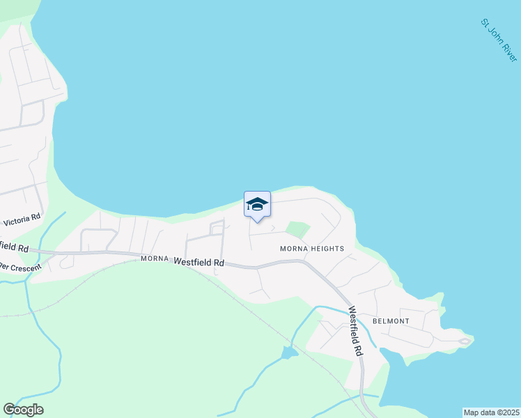map of restaurants, bars, coffee shops, grocery stores, and more near 236 Bay Crescent Drive in Saint John