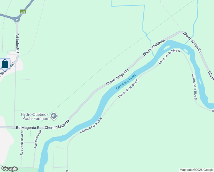 map of restaurants, bars, coffee shops, grocery stores, and more near 200 Chemin Magenta in Farnham