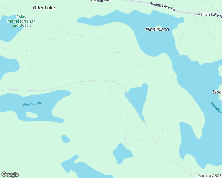 map of restaurants, bars, coffee shops, grocery stores, and more near Ferris Road in Parry Sound District