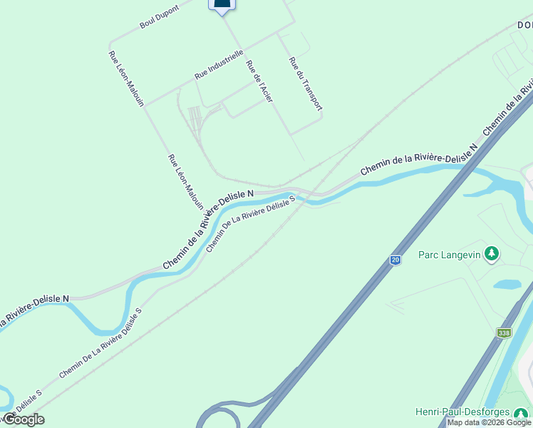 map of restaurants, bars, coffee shops, grocery stores, and more near 148 Chemin De La Rivière Délisle Sud in Coteau-du-Lac