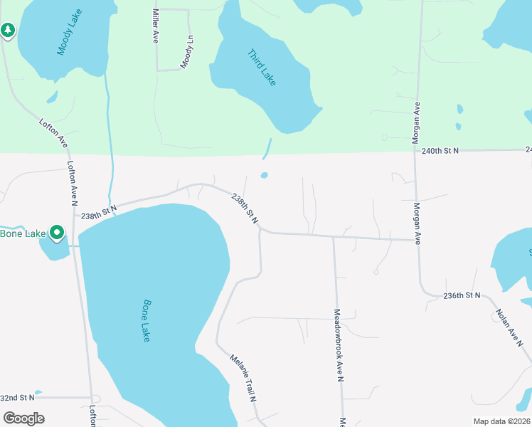 map of restaurants, bars, coffee shops, grocery stores, and more near 12380 238th Street North in Scandia