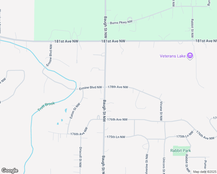 map of restaurants, bars, coffee shops, grocery stores, and more near 8876 178th Avenue Northwest in Ramsey