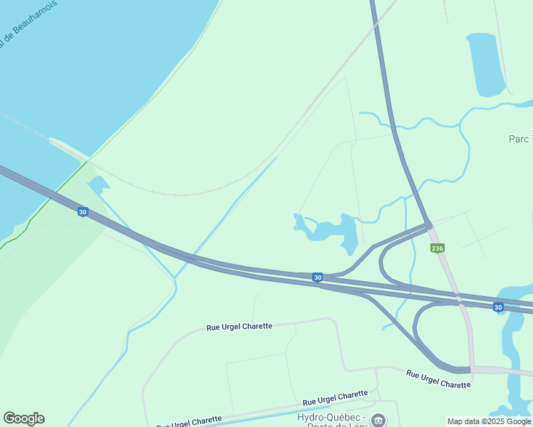 map of restaurants, bars, coffee shops, grocery stores, and more near 811 Rue Turnbull in Beauharnois