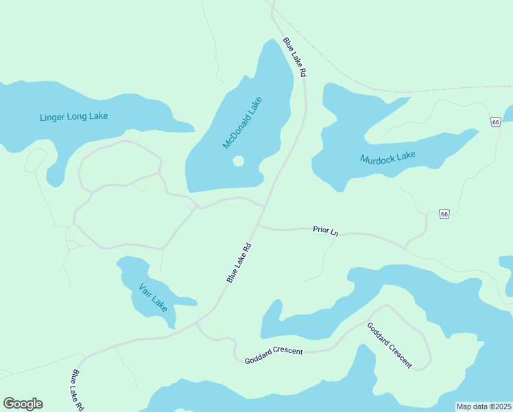 map of restaurants, bars, coffee shops, grocery stores, and more near 105 Blue Lake Road in Parry Sound