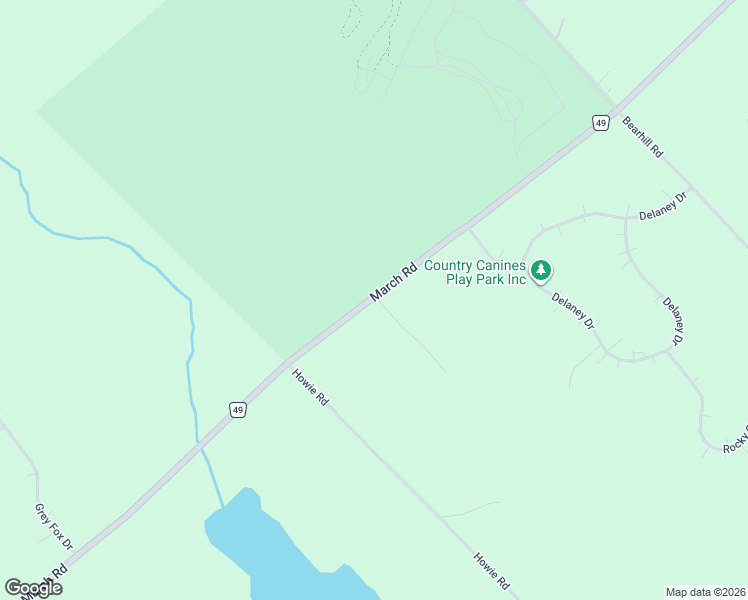 map of restaurants, bars, coffee shops, grocery stores, and more near 3220 March Road in Ottawa