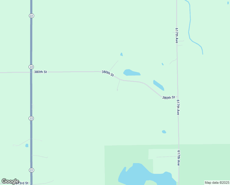 map of restaurants, bars, coffee shops, grocery stores, and more near 61315 380th Street in Eden Valley