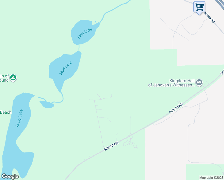 map of restaurants, bars, coffee shops, grocery stores, and more near 2699 99th Street Northeast in Monticello