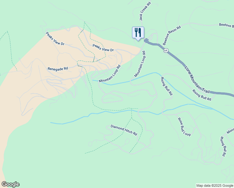 map of restaurants, bars, coffee shops, grocery stores, and more near Saddle Ridge Rd in Cameron
