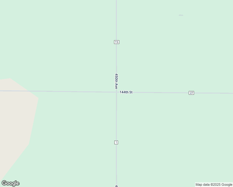 map of restaurants, bars, coffee shops, grocery stores, and more near 13168 450th Avenue in Waubay