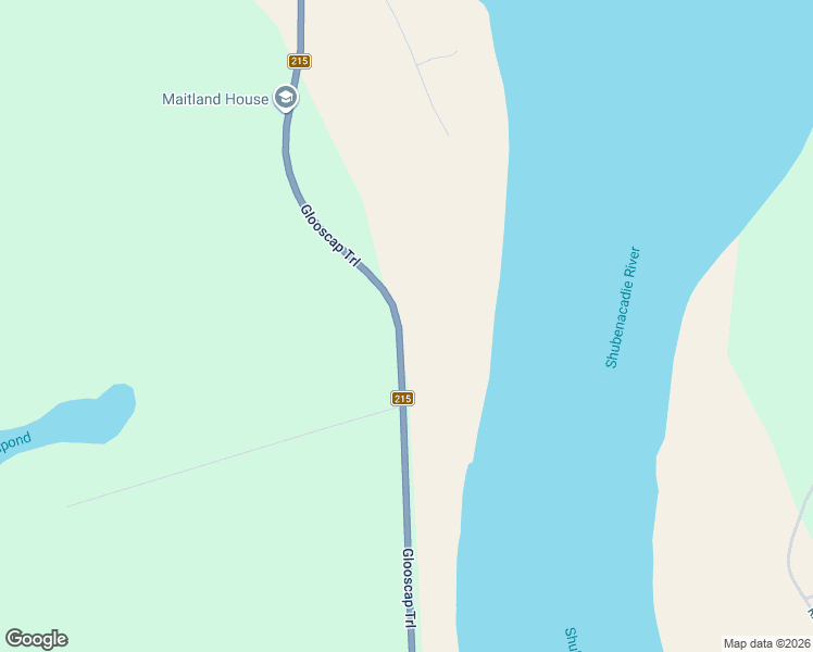 map of restaurants, bars, coffee shops, grocery stores, and more near 9281 Nova Scotia 215 in Shubenacadie
