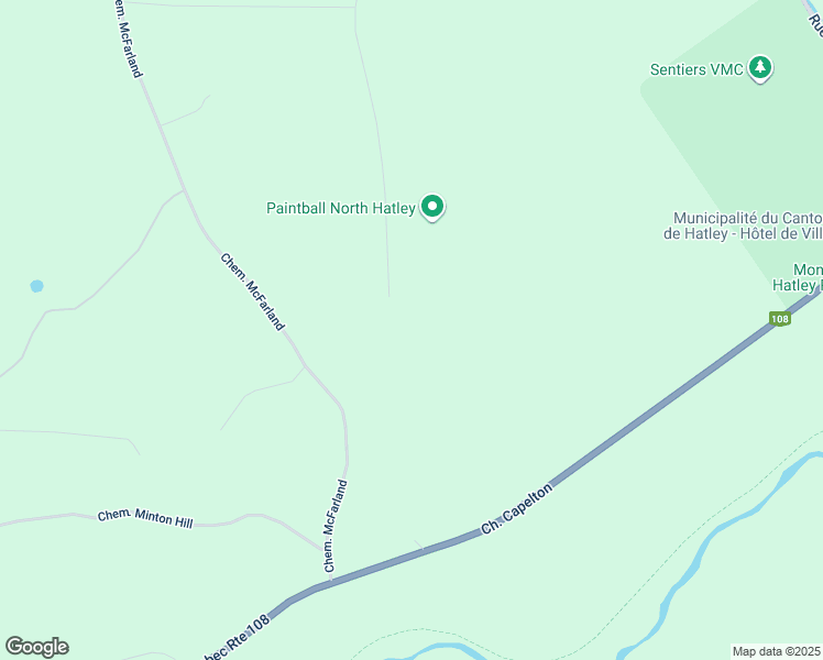 map of restaurants, bars, coffee shops, grocery stores, and more near 50 Chemin Gosselin in Hatley
